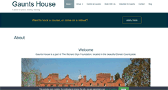 Desktop Screenshot of gauntshouse.com